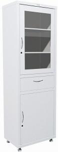 Шкаф медицинский металлический Hilfe МД 1 1760 R-1