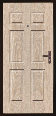 Дверь металлическая Б3 МАСТЕР 2050/950/70 R/L